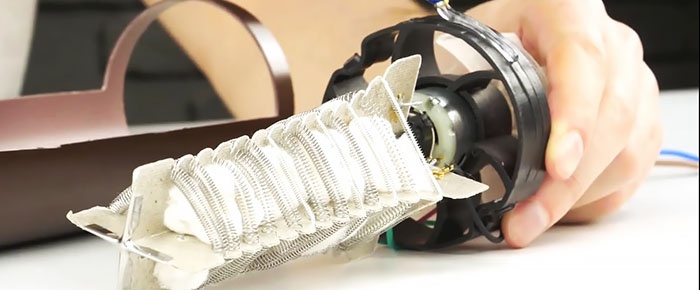 How to make a fog machine from a hair dryer