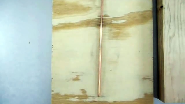 How to straighten thick copper wire quickly