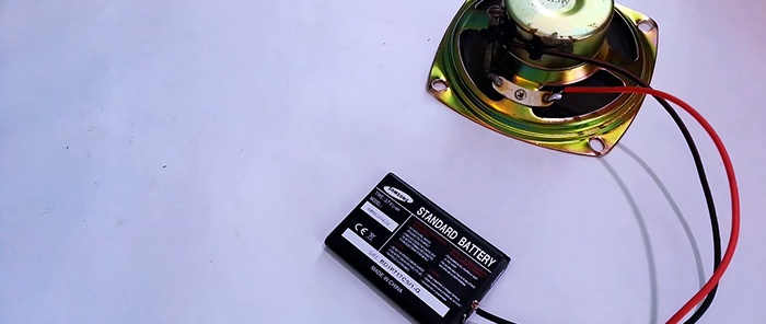 Comment fabriquer une sirène à partir d'un haut-parleur sans transistors