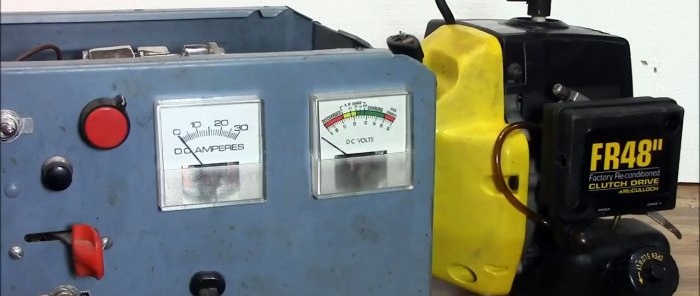 Chargeur-générateur du moteur de tondeuse