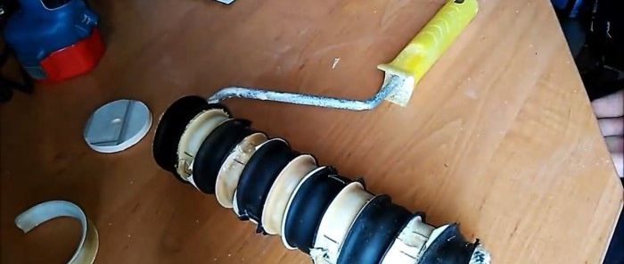 Πώς να φτιάξετε ένα ανάγλυφο ρολό για μίμηση μπαμπού χρησιμοποιώντας στόκο