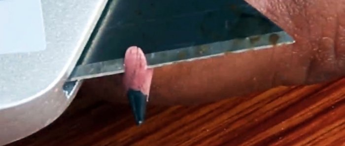 Cómo hacer un soldador con un lápiz.