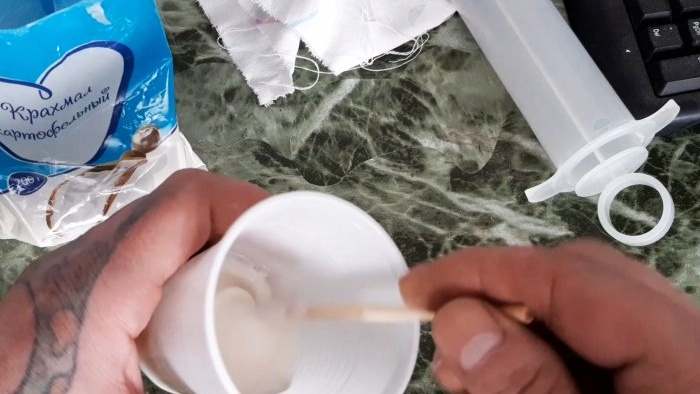 How to make your own acrylic putty
