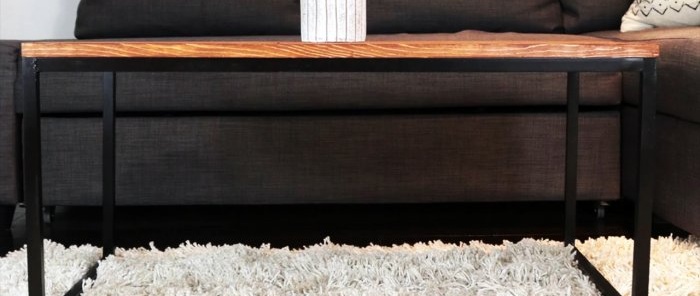 Hur man gör ett enkelt soffbord utan svetsning