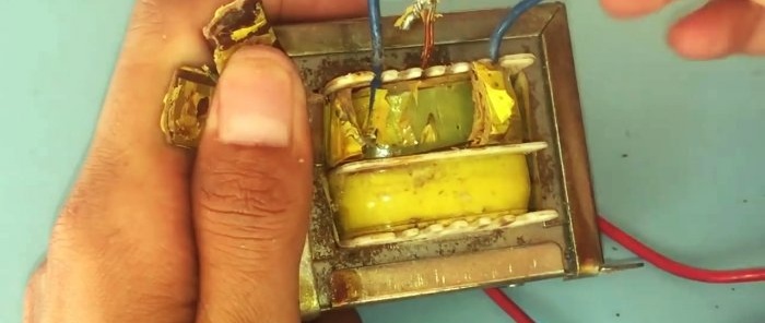DIY loddebolt med øyeblikkelig oppvarming fra en transformator