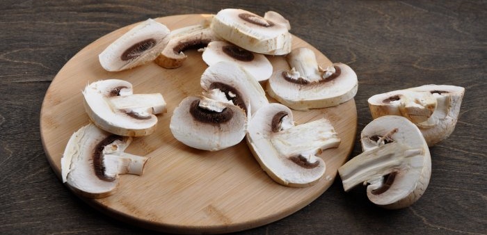 Gebakken champignons in krokant paneermeel