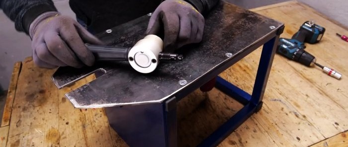 Comment fabriquer une machine simple pour couper du métal en forme à partir d'une perceuse