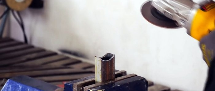 Cum să faci o mașină simplă pentru tăierea în formă a metalului dintr-un burghiu