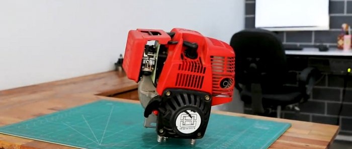 كيفية صنع مولد كهربائي صغير من سيجواي ومحرك تشذيب