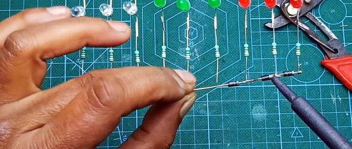 Lampu Berjalan Berlangkah Tanpa Transistor