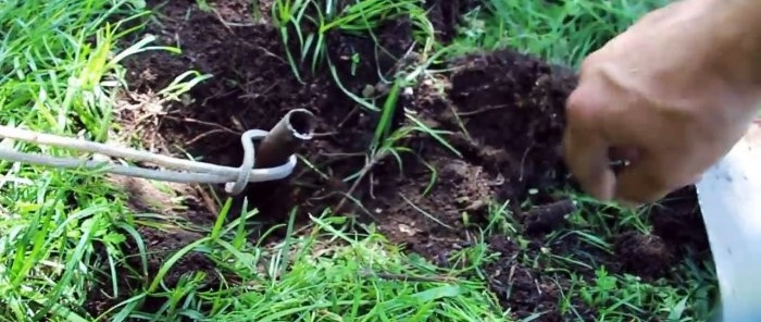 How to pull a pipe out of the ground