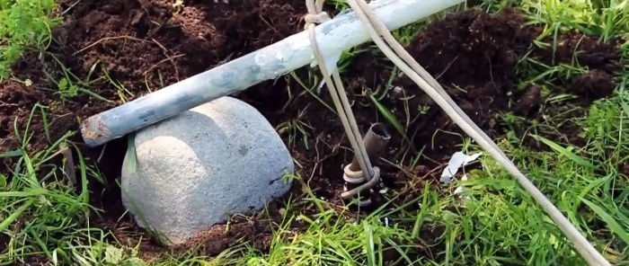 How to pull a pipe out of the ground