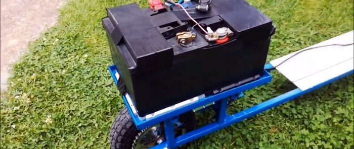 Како направити електрични скутер који покреће аутомобилски генератор