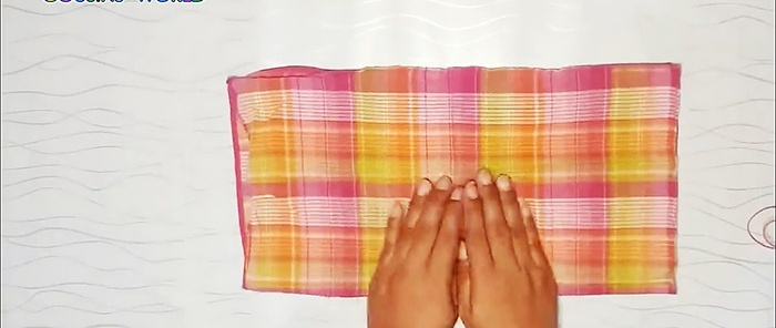 Hur man gör ett pannband från en näsduk utan att sy på 1 minut