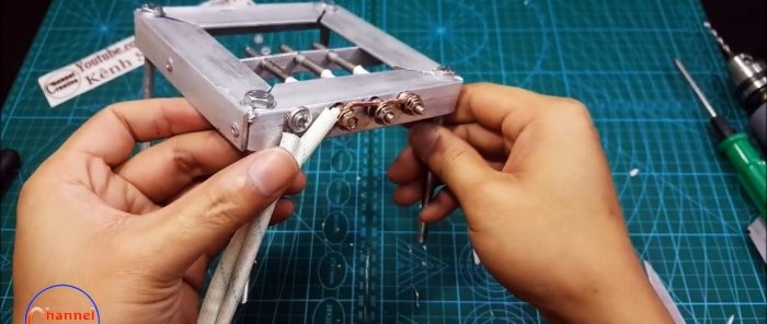 كيفية صنع موقد كهربائي صغير 12 فولت