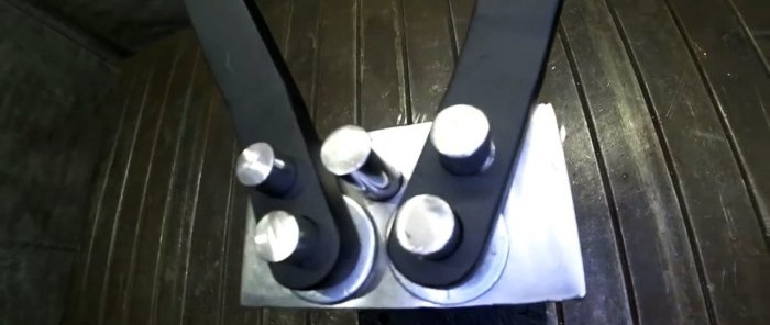 Kako napraviti jednostavan stroj od tračnice za izradu lanaca