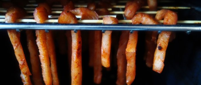 Gedroogde vleesreepjes zijn een geweldige doe-het-zelf-snack