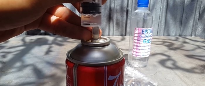 Hur man pumpar vätska i en burk utan några modifieringar