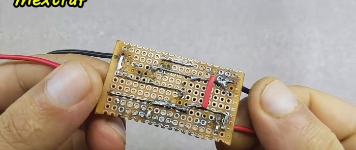 Simple short circuit protection with just one relay