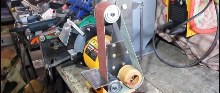 How to make a grinder from a sharpening machine