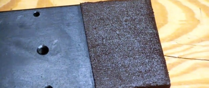 Cách làm lớp phủ cao su trên kim loại
