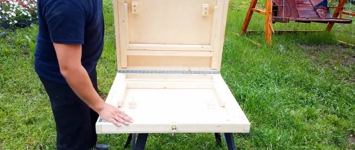 Kako vlastitim rukama napraviti stabilan sklopivi putni stol