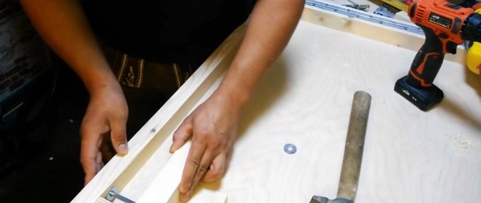 How to make a stable folding travel table with your own hands