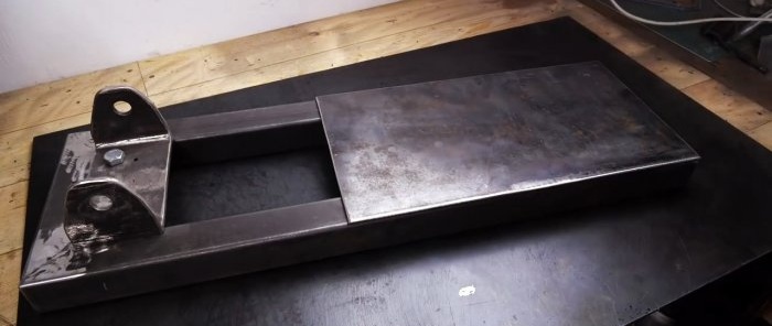 Как да си направим режеща машина от ъглошлайф и стари амортисьори