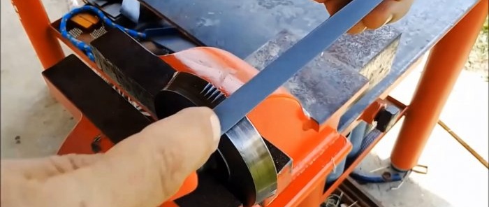 Cara membuat pemotong daun cakera
