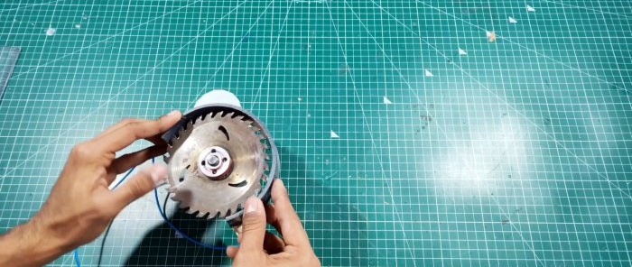 Cara membuat gergaji bulat mini 12V