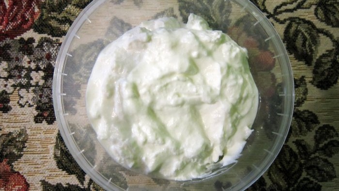 Crema agria de kéfir