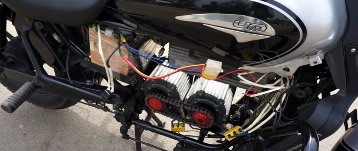 Hvordan konvertere en motorsykkel til en elektrisk sykkel med en hastighet på 80 mph