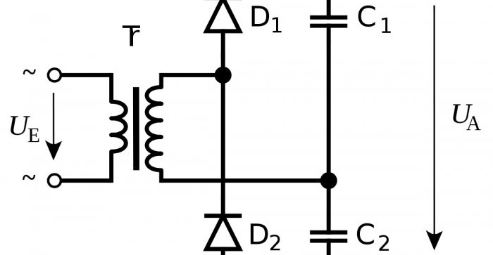 How to double the voltage from a transformer simply