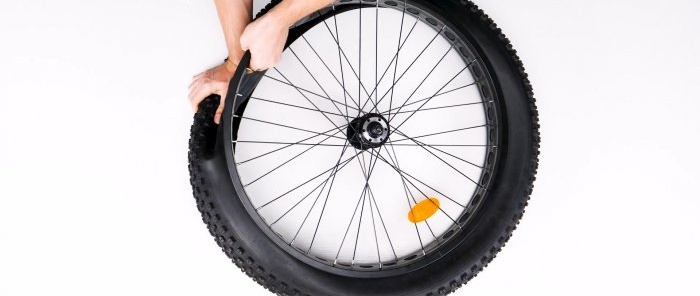 How to make a bicycle without spokes