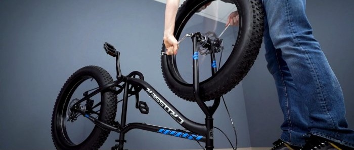 Hvordan lage en sykkel uten eiker
