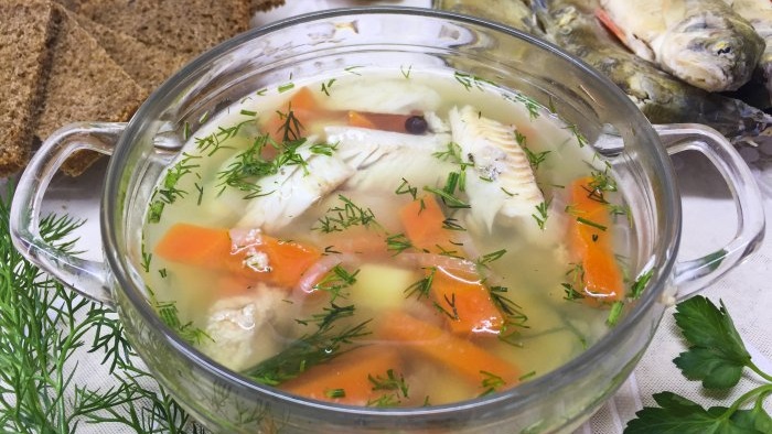 Recept na ostriežovú rybiu polievku s kaviárom