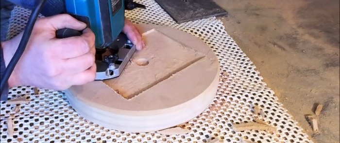 Hvordan lage en krakk fra en gammel støtdemper