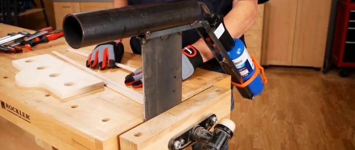 How to bend wooden blanks with a hot pipe