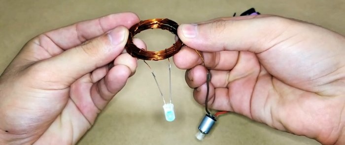 Trådløs transmission af elektricitet uden en enkelt transistor
