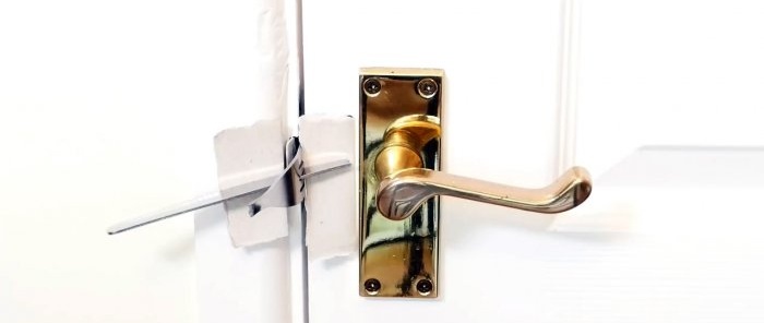 4 sätt att låsa en innerdörr utan lås