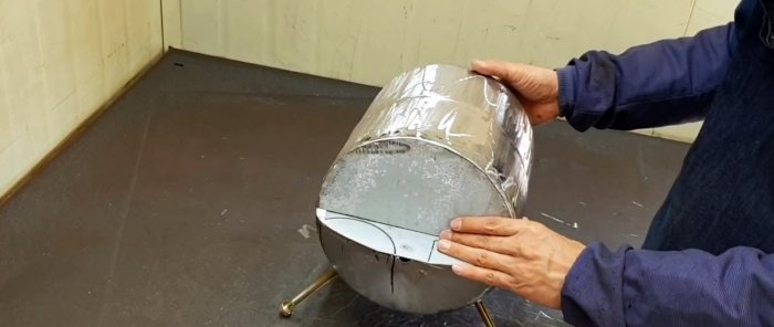 Как да си направим походна печка-фурна от балон