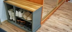DIY shoe cabinet