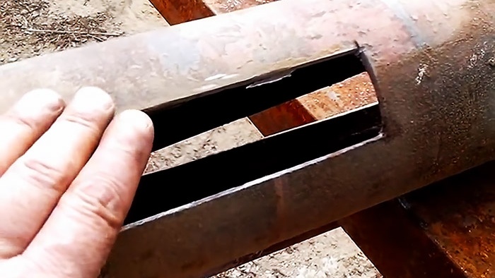 DIY pipe drill