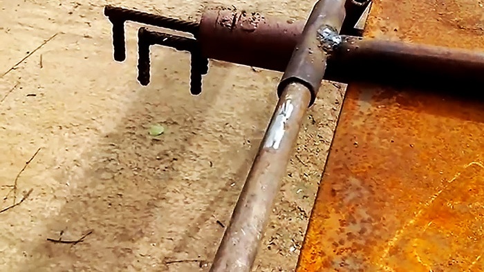 DIY pipe drill