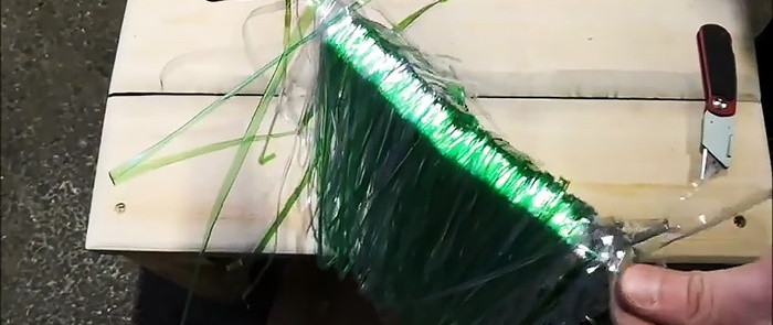 Как да си направим метла от пластмасови бутилки