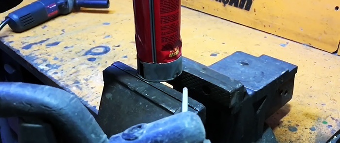Jak zrobić kompaktową płytkę na kanister z gazem
