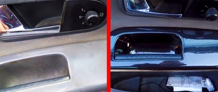 So restaurieren Sie den abgenutzten Innenraum eines Autos aus Kunststoff