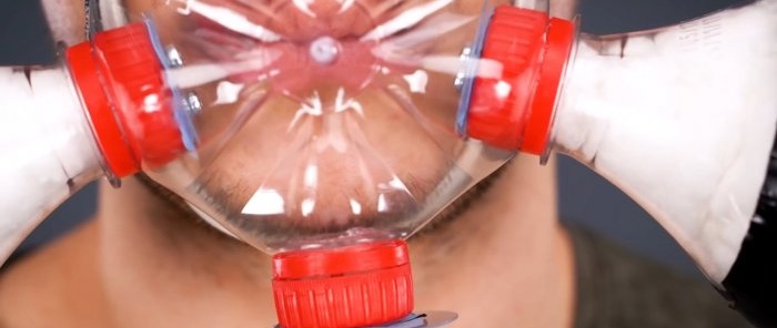 Cómo hacer un respirador con botellas de plástico.
