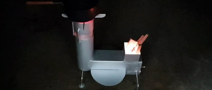 Cómo hacer una estufa cohete simple y multifuncional
