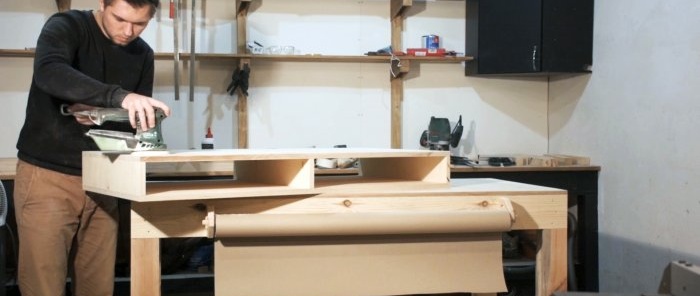 So bauen Sie einen Computertisch im skandinavischen Stil